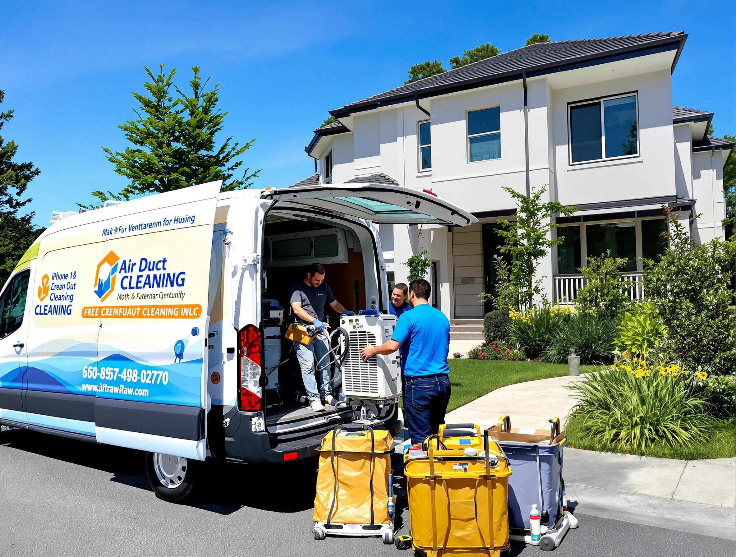 Castle Rock Air Duct Cleaning technician performing professional air duct cleaning in Castle Rock