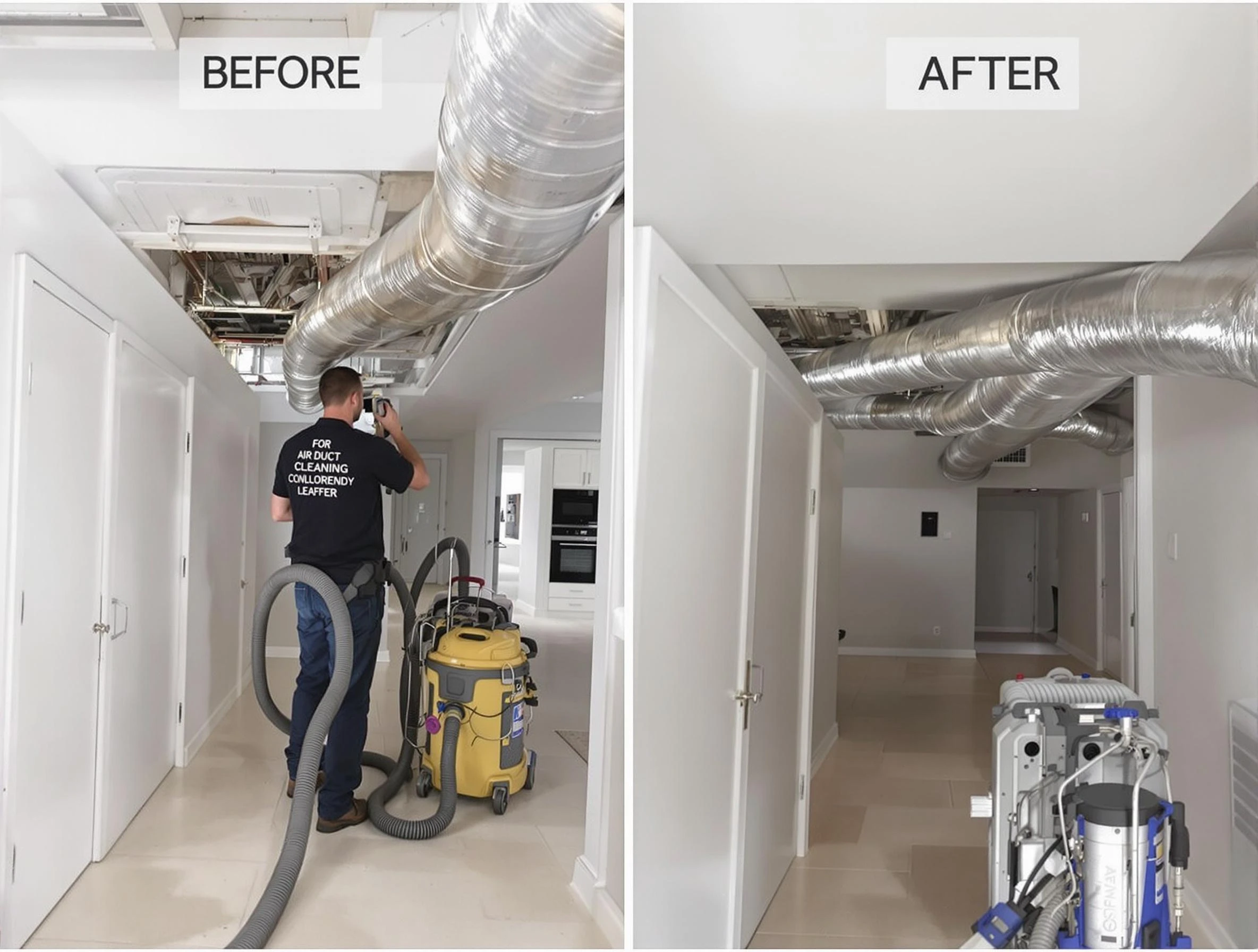 Castle Rock Air Duct Cleaning professional performing thorough air duct cleaning in Castle Rock