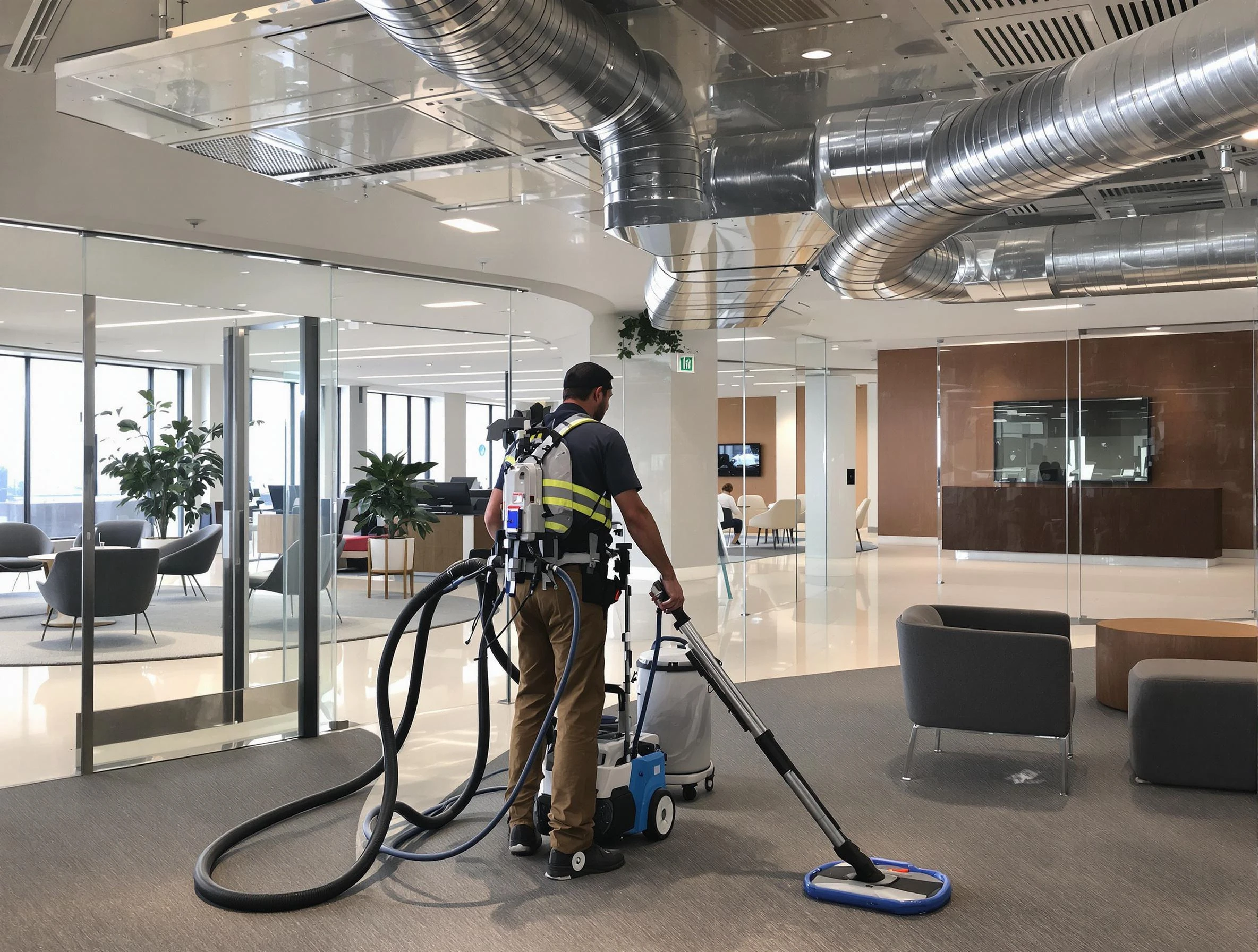 Commercial duct cleaning service by Castle Rock Air Duct Cleaning in Castle Rock